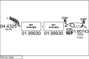 PEUG41509A018994 Výfukový systém MTS