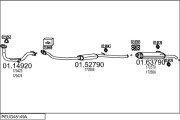 PEUG48149A002307 Výfukový systém MTS