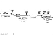PEUG57308A005975 Výfukový systém MTS
