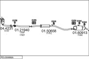 PEUG98668A019881 Výfukový systém MTS