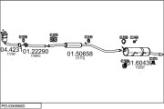 PEUG98668D019881 Výfukový systém MTS