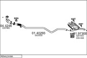 RENA22459A019044 Výfukový systém MTS