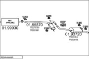 RENA48840A004800 Výfukový systém MTS