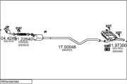 RENA56459A018643 Výfukový systém MTS