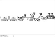RENA62840A008417 Výfukový systém MTS