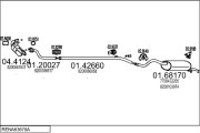 RENA63670A028769 Výfukový systém MTS