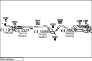 RENA82459A011495 Výfukový systém MTS