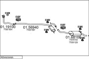 RENA83840A004800 Výfukový systém MTS