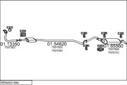 RENA93169A001990 Výfukový systém MTS