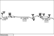 RENA93469A007845 Výfukový systém MTS
