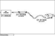 RENA93898A029950 Výfukový systém MTS