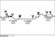 RENA96029A003266 Výfukový systém MTS