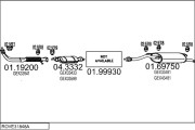 ROVE31848A003220 Výfukový systém MTS