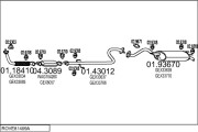 ROVE81409A005333 Výfukový systém MTS
