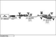 SAAB46768A031190 Výfukový systém MTS