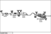 SAAB97399A003973 Výfukový systém MTS