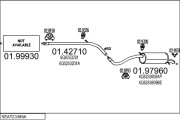 SEAT23389A019220 Výfukový systém MTS