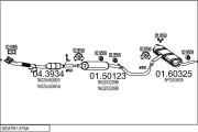 SEAT91379A018766 Výfukový systém MTS