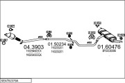 SEAT92379A028172 Výfukový systém MTS