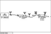 SKOD87369A014745 Výfukový systém MTS