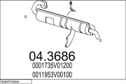 SMAR76588A015670 Výfukový systém MTS
