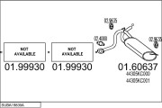 SUBA19830A023682 Výfukový systém MTS