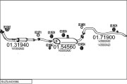 SUZU44359A004496 Výfukový systém MTS