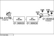 TOYO56169A018039 Výfukový systém MTS