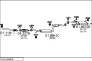 VOLV05640A011404 Výfukový systém MTS