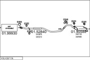 VOLV20717A006009 Výfukový systém MTS
