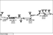 VOLV31788A006357 Výfukový systém MTS