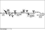 VOLV34788A018600 Výfukový systém MTS