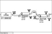 VOLV35817A002850 Výfukový systém MTS