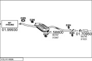 VOLV41488A007985 Výfukový systém MTS