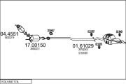 VOLV48717A129522 Výfukový systém MTS