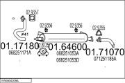 VW0004209A006342 Výfukový systém MTS