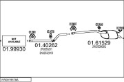 VW0019578A015135 Výfukový systém MTS