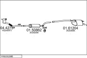 VW0035289B017810 Výfukový systém MTS