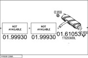 VW0061288A055494 Výfukový systém MTS