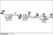 VW0069289A018489 Výfukový systém MTS