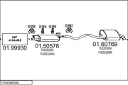 VW0088608A027168 Výfukový systém MTS