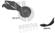 KCA0009 Ozubený klinový remeň - Sada BREDA LORETT