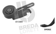 KCA0011 Ozubený klinový remeň - Sada BREDA LORETT