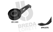 KCA0020 Ozubený klinový remeň - Sada BREDA LORETT