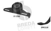 KCA0025 Ozubený klinový remeň - Sada BREDA LORETT