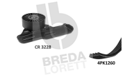 KCA0028 Sada žebrovaných klínových řemenů BREDA LORETT