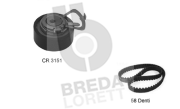 KCD0222 Sada ozubeného remeňa BREDA LORETT