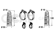 0901384 Manżeta riadenia - opravná sada OCAP