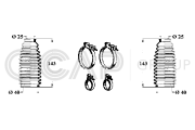 0901624 Manżeta riadenia - opravná sada OCAP