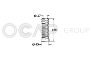 1211086 Manżeta riadenia OCAP